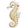 Anh�nger Seepferdchen 585 Gelbgold 73 Diamanten Brillanten