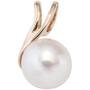 Anh�nger 585 Gold Rotgold 1 S��wasser-Perle Gold-Anh�nger