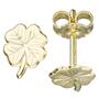 Kinder Ohrstecker Kleeblatt 333 Gold Gelbgold Ohrringe Kinderohrringe 
