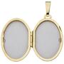 Medaillon oval Baum 585 Gold Gelbgold bicolor zum �ffnen f�r 2 Fotos