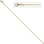 Kobrakette oval 333 Gelbgold 1,7 mm 50 cm Gold Kette Halskette Goldkette
