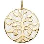 Anh�nger Baum 925 Sterling Silber gold vergoldet 1 Achat-Imitation