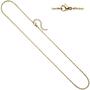 Halskette Edelstahl gelbgold farben beschichtet 1,9 mm 47 cm Karabiner