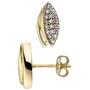 Ohrstecker 333 Gelbgold mit Zirkonia Ohrringe Goldohrringe 