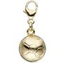 Einh�nger Charm Fu�ball 333 Gold Gelbgold Anh�nger Fu�ballcharm 