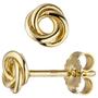 Ohrstecker verschlungen 333 Gold Gelbgold Ohrringe Goldohrringe 