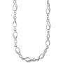 Collier Halskette Unendlich 925 Silber mit Zirkonia 48 cm Silberkette