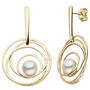 Ohrh�nger 585 Gelbgold 2 S��wasser Perlen Ohrringe Perlenohrringe 