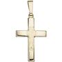Anh�nger Kreuz 585 Gold Gelbgold geh�mmert Goldkreuz 