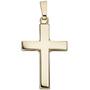Anh�nger Kreuz schlicht 585 Gold Gelbgold Kreuz Anh�nger Goldkreuz 