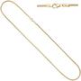 Schlangenkette aus 333 Gelbgold 2,4 mm 45 cm Gold Kette Halskette