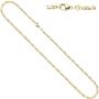 Halskette Kette 333 Gold Gelbgold 45 cm - 3,2 mm Karabiner 