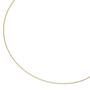 Halsreif 925 Sterling Silber gold vergoldet 1,1 mm 42 cm Kette Halskette