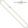Panzerkette 925 Sterling Silber Rotgold vergoldet 1,3 mm 42 cm 