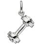 Anh�nger Hantel 925 Sterling Silber Silberanh�nger 
