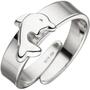 Kinder Ring Delfin 925 Sterling Silber Kinderring, verstellbar (Gr��e: 46) 