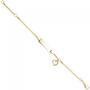 Schildband mit Herz 333 Gold Gelbgold Gravur ID Armband