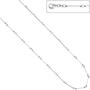 Collier Halskette 925 Sterling Silber 45 cm - 2,8 mm Silberkette 