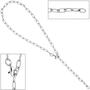 Fu�kettchen Fu�kette 925 Sterling Silber 27 cm variabel verk�rzbar