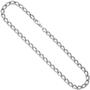 Lang-Panzerkette 925 Sterling Silber 7,3 mm 45 cm Kette Halskette 