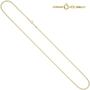 Panzerkette 333 Gelbgold 2,1 mm 55 cm Halskette Federring 