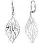 Ohrh�nger Blatt 925 Sterling Silber Ohrringe Boutons Silberohrringe 