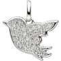 Kinder Anh�nger Vogel 925 Sterling Silber mit Zirkonia Kinderanh�nger 