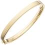 Armreif Armband oval 375 Gold Gelbgold Goldarmband Goldarmreif 