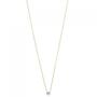 Collier Kette mit Anh�nger 750 Gelbgold Wei�gold bicolor Diamant Brillant