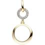 Anh�nger 375 Gold Gelbgold 11 Zirkonia Goldanh�nger 