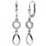 Ohrh�nger 925 Sterling Silber 26 Zirkonia Ohrringe Boutons 