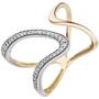 Damen Ring 2-reihig 585 Gelbgold 36 Diamanten Diamantring (Gr��e: 60) 