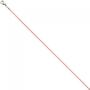 Rundankerkette Edelstahl rosa lackiert 45 cm Kette Halskette Karabiner