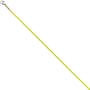 Rundankerkette Edelstahl gelb lackiert 50 cm Kette Halskette Karabiner