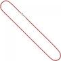 Rundankerkette Edelstahl rot lackiert 45 cm Kette Halskette Karabiner