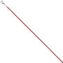 Rundankerkette Edelstahl rot lackiert 50 cm Kette Halskette Karabiner