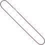 Rundankerkette Edelstahl rot weinrot lackiert 50 cm Kette Halskette Karabiner