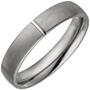 Partner Ring aus Titan matt, Partnerring, Titanring (Gr��e: 60) 