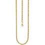 K�nigskette 925 Sterling Silber gold vergoldet 3,2 mm 45 cm Halskette