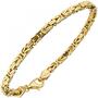K�nigsarmband 925 Sterling Silber gold vergoldet diamantiert 21 cm Armband