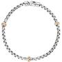Armband 585 Wei�gold Rotgold bicolor 39 Diamanten Brillanten 19 cm