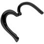 Segmentring Herz Edelstahl schwarz Klick-System Scharnier Ringst�rke 1,2 mm
