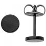 Ohrstecker Studs 6 mm aus Edelstahl schwarz beschichtet Ohrringe 