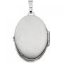 Medaillon oval zum �ffnen f�r 4 Fotos 925 Silber mit Kette 60 cm
