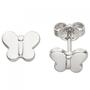 Kinder Ohrstecker Schmetterling 925 Sterling Silber Ohrringe Kinderohrringe 