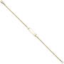 Schildband 333 Gold Gelbgold 18 cm Baby Kinder Gravur ID Armband 