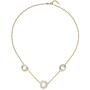 Collier Halskette 585 Gelbgold Wei�gold bicolor 82 Diamanten 45 cm