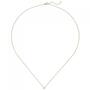 Collier mit Anh�nger 750 Gelbgold Wei�gold bicolor 1 Diamant Brillant 45 cm