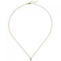 Collier Kette mit Anh�nger 585 Gelbgold 1 Diamant Brillant 0,25 ct. 45 cm