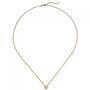 Collier-Kette mit Anh�nger 585 Rotgold 1 Diamant Brillant 0,15 ct. 45 cm